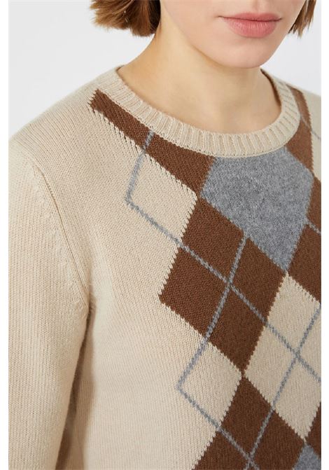Maglia in lana e cachemire Argyle MAX MARA Studio | 2626366082600001
